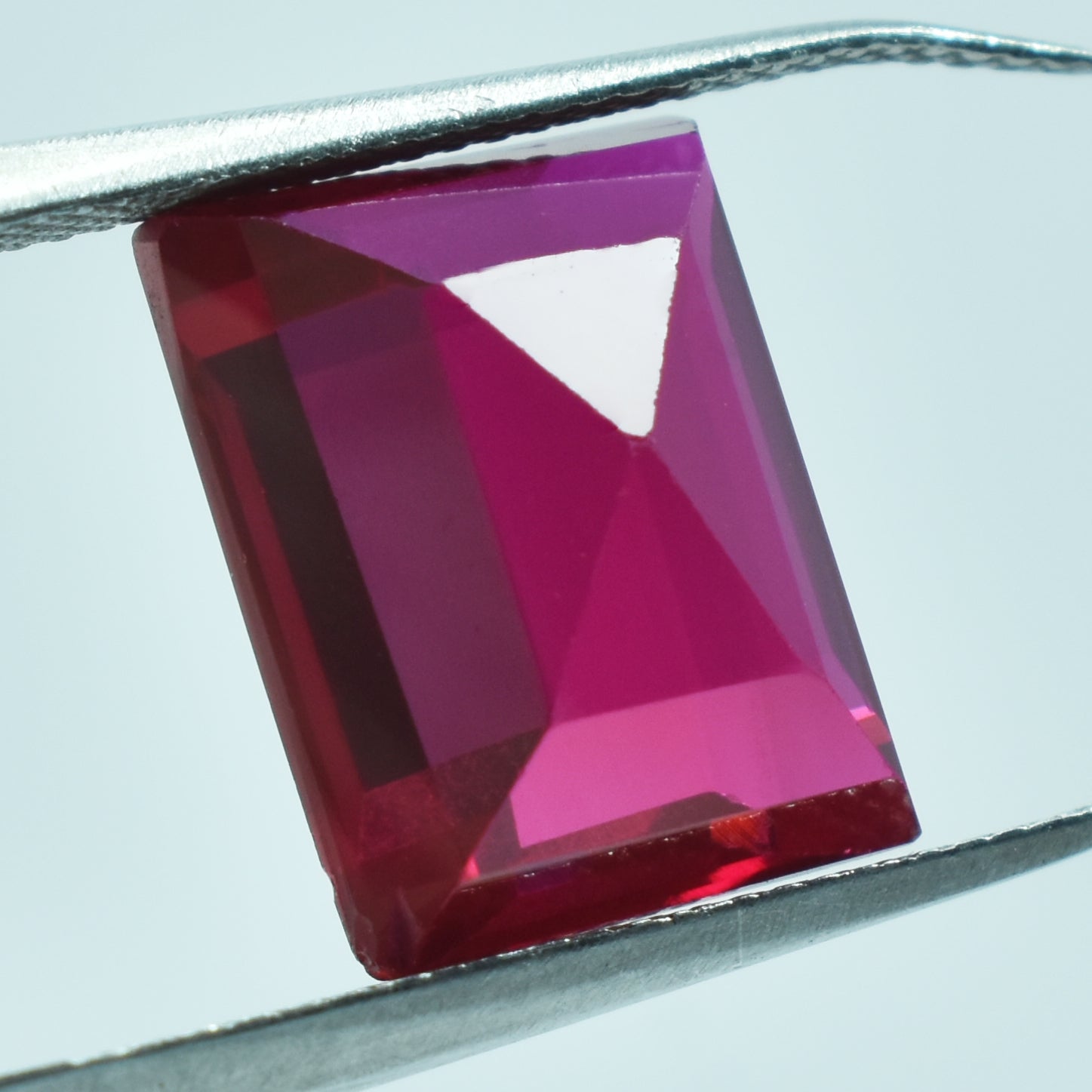 Natural Loose Gemstone 9.60 Carat Ruby Red Emerald Shape Most Amazing Rubies Red Gemstone From Mozambique Certified Ruby