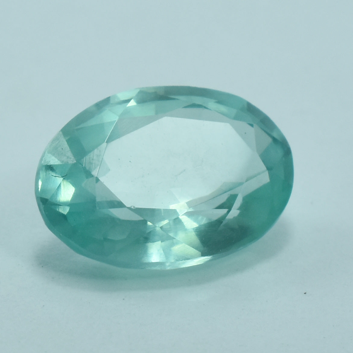 Bluish Green Color 3.30 Carat Oval Shape Montana Sapphire Certified Loose Natural Gemstone