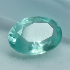 Bluish Green Color 3.30 Carat Oval Shape Montana Sapphire Certified Loose Natural Gemstone