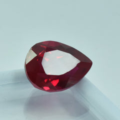 Beautiful Ruby Red Pear Cut 9.65 Carat Red Ruby Natural Certified Loose Gemstone Best for Engagement Rings