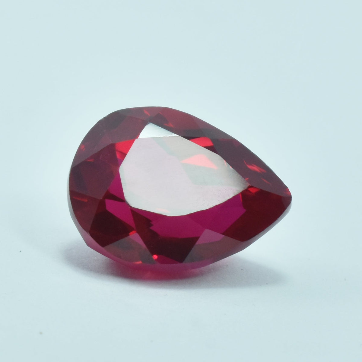 Beautiful Ruby Red Pear Cut 9.65 Carat Red Ruby Natural Certified Loose Gemstone Best for Engagement Rings