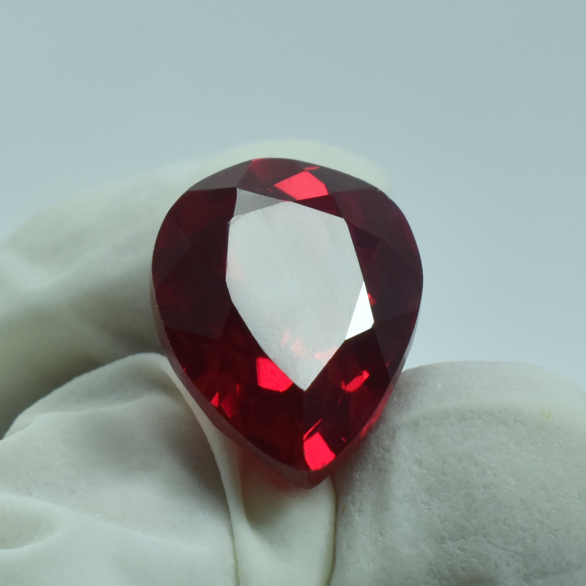 Beautiful Ruby Red Pear Cut 9.65 Carat Red Ruby Natural Certified Loose Gemstone Best for Engagement Rings