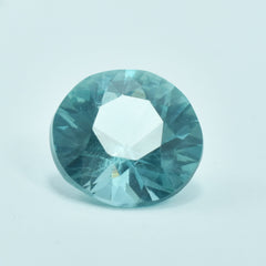 Extremely Rare 8.20 Ct Montana Sapphire Round Cut Bluish Green Sapphire Certified Loose Natural Gemstone