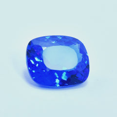 Blue Color Tanzanite Cushion Cut 9.00 Carat Natural Certified Loose Tanzanite Blue Gemstone