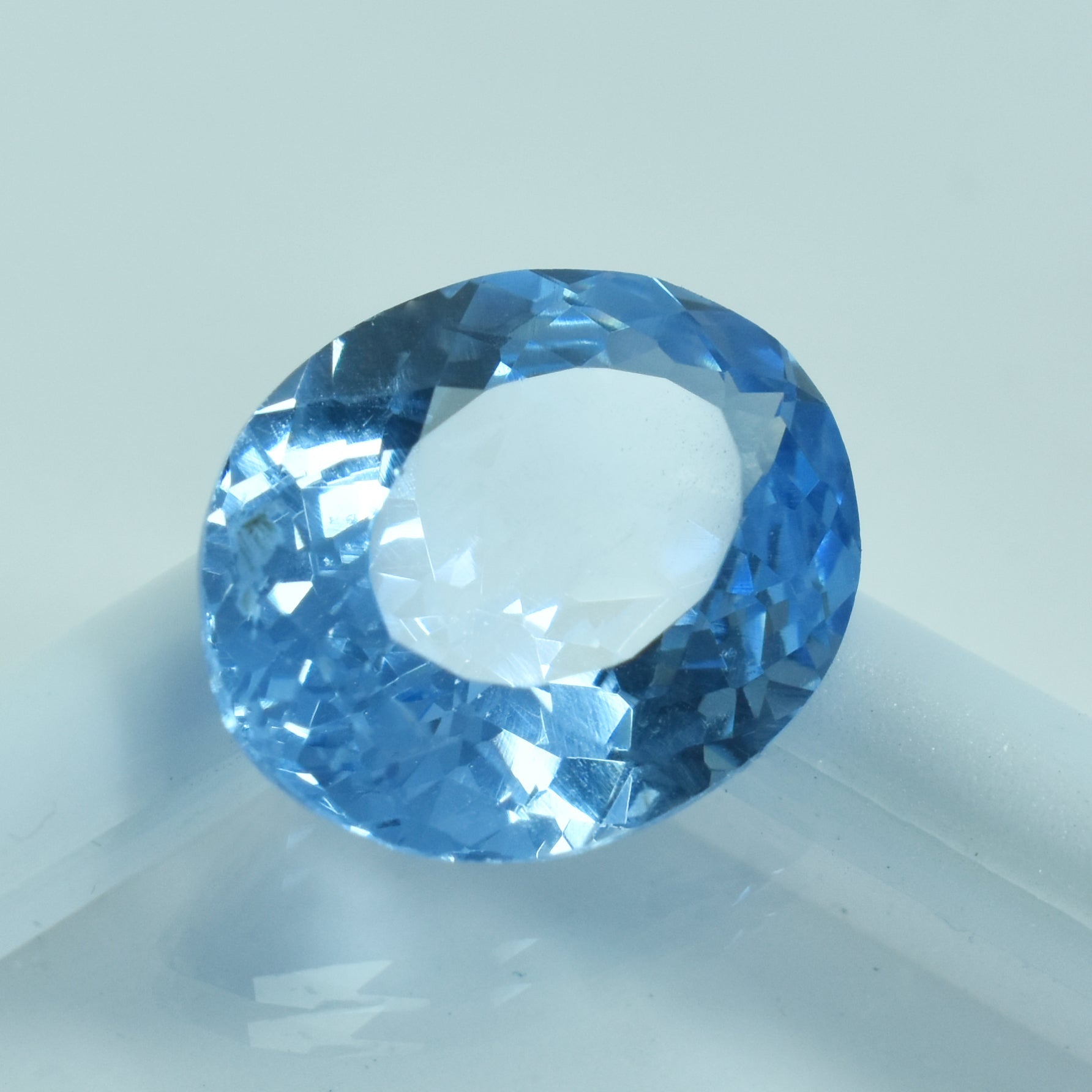 Certified Blue Sapphire 7.65 Carat Loose Gemstone Oval Cut Certified Natural Sapphire Ring Size Gem