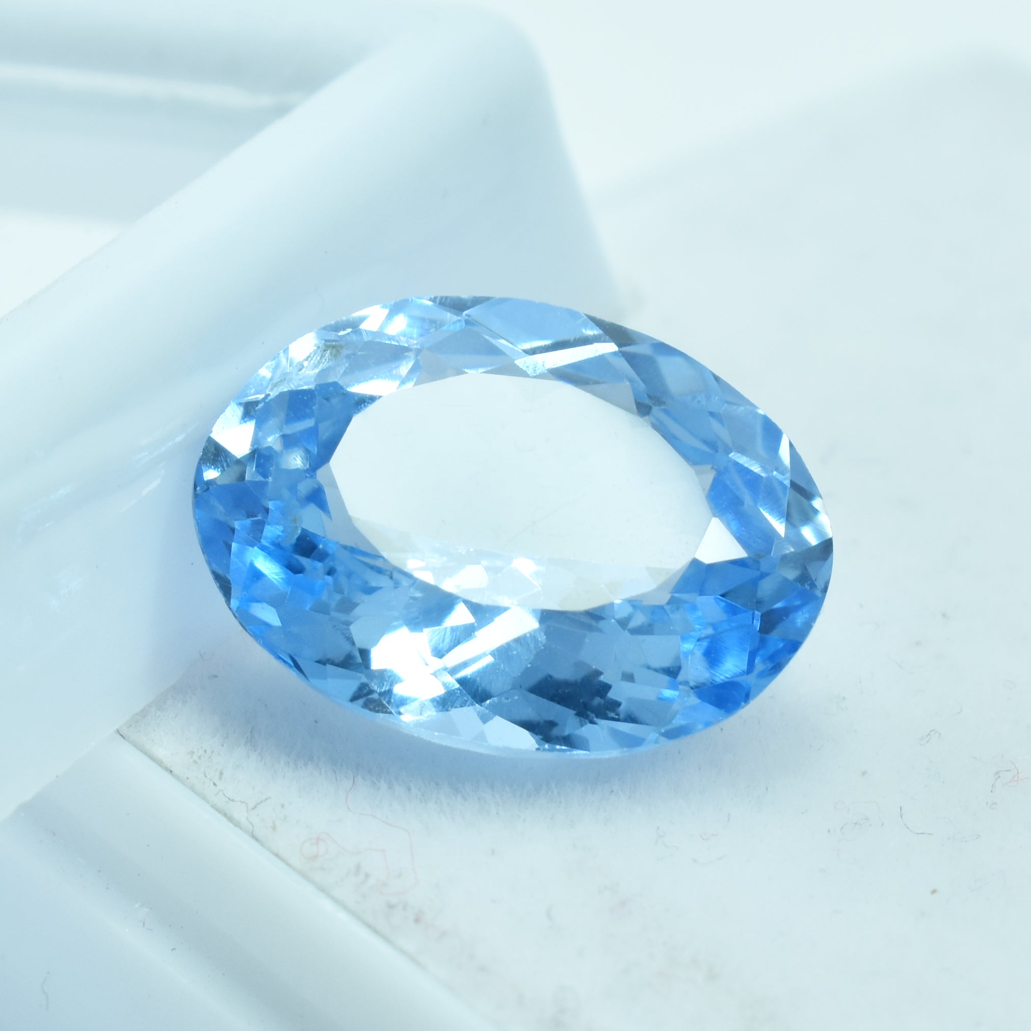 Certified Blue Sapphire 7.65 Carat Loose Gemstone Oval Cut Certified Natural Sapphire Ring Size Gem