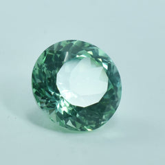 Bluish Green Sapphire 7.35 Ct Round Shape Natural Loose Montana Sapphire Certified Gemstone