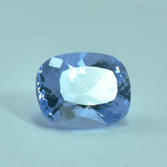 On Sale Beautiful Blue Light Color Sapphire 4.00 Carat Cushion shape Natural Loose Certified Gemstone