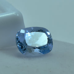 On Sale Beautiful Blue Light Color Sapphire 4.00 Carat Cushion shape Natural Loose Certified Gemstone