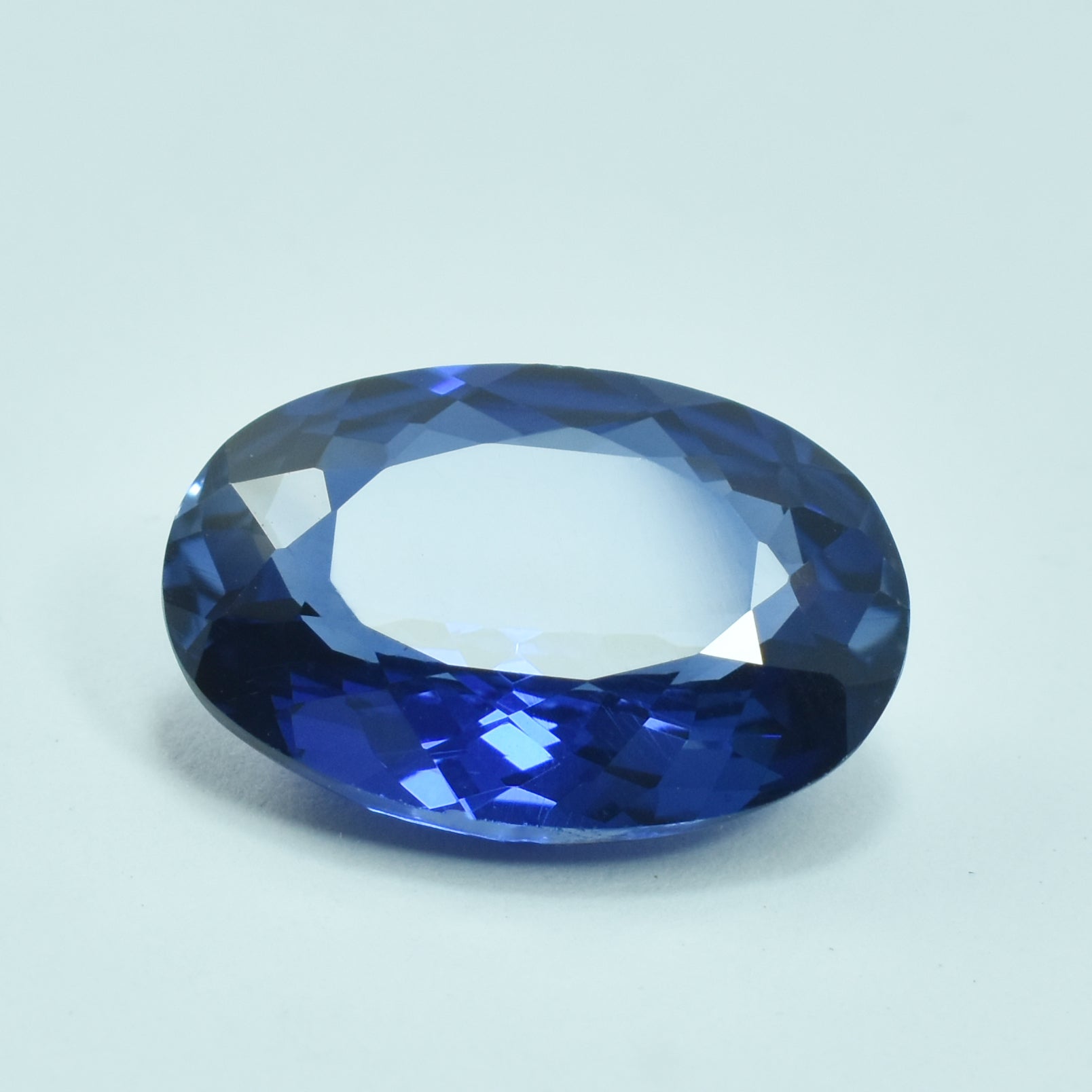 Dark Blue Tanzanite 7.75 Carat Oval Shape Certified Blue Tanzanite Natural Loose Gemstone