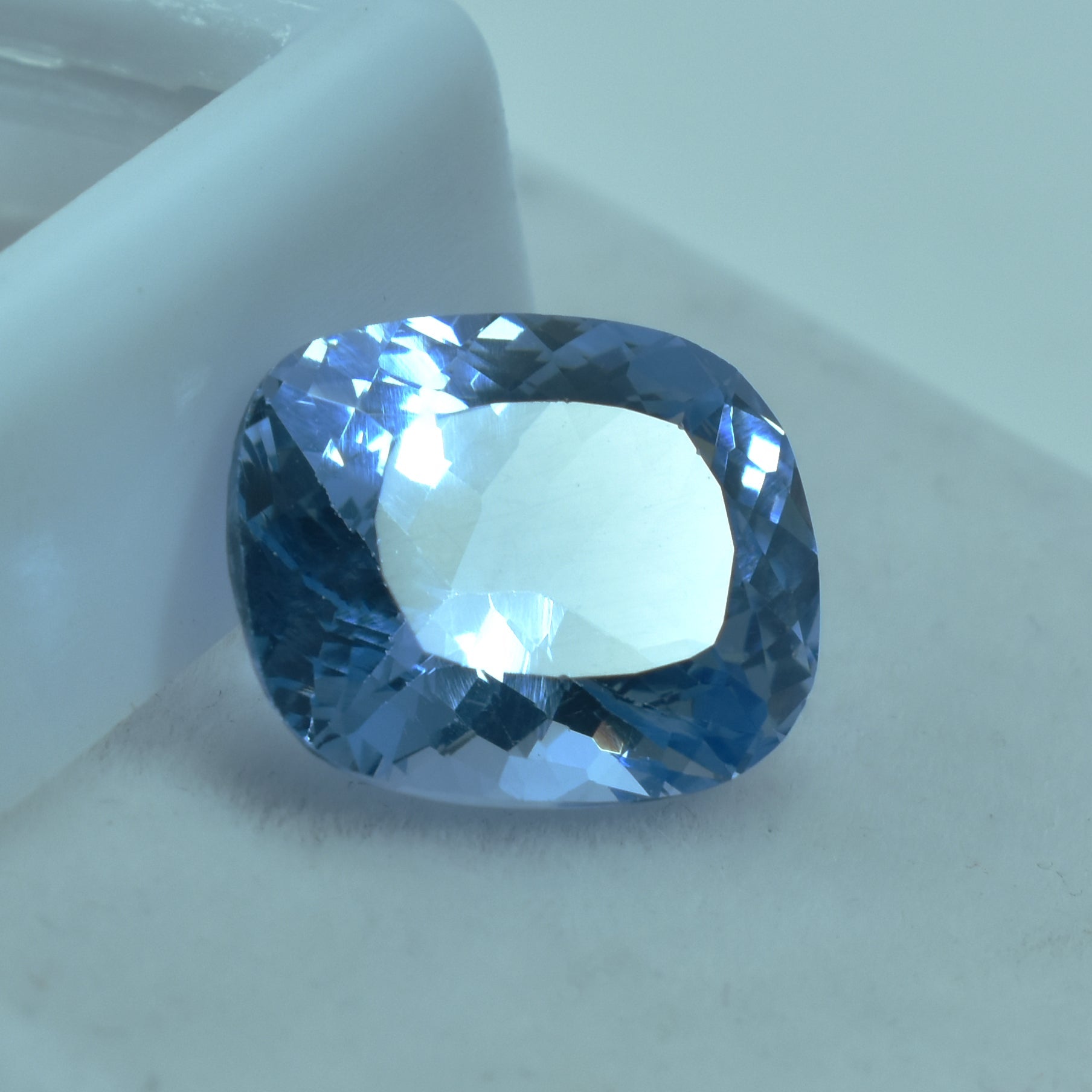 September Birthstone Sapphire 7.70 Carat Cushion Cut Natural Sapphire Blue Certified Loose Gemstone