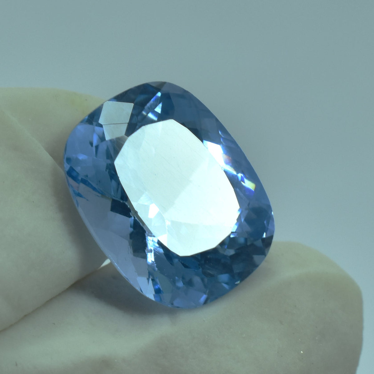 September Birthstone Sapphire 7.70 Carat Cushion Cut Natural Sapphire Blue Certified Loose Gemstone