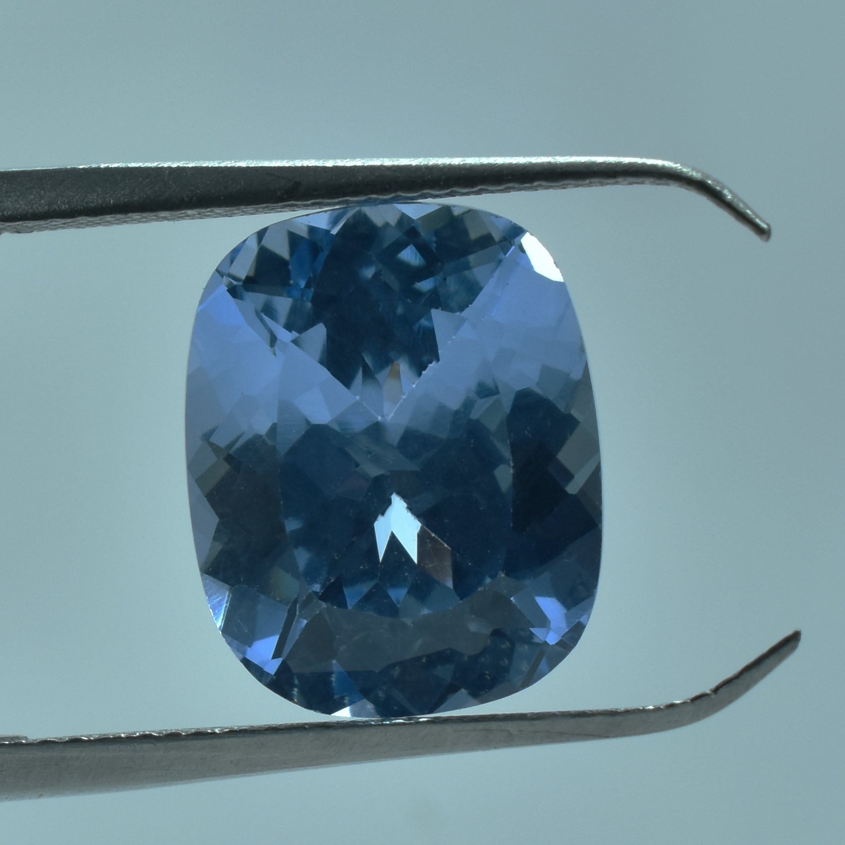 September Birthstone Sapphire 7.70 Carat Cushion Cut Natural Sapphire Blue Certified Loose Gemstone