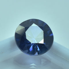 Round Cut 7.85 Carat Certified Blue Tanzanite Natural Loose Gemstone For Engagement Rings Tanzanite Gems