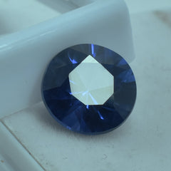 Round Cut 7.85 Carat Certified Blue Tanzanite Natural Loose Gemstone For Engagement Rings Tanzanite Gems