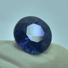 Round Cut 7.85 Carat Certified Blue Tanzanite Natural Loose Gemstone For Engagement Rings Tanzanite Gems