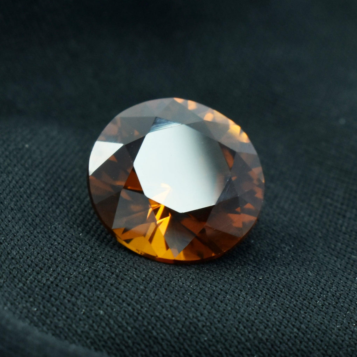 Natural Sapphire 7.65 Ct Round Shape Orange Sapphire Natural Certified Ring Size Loose Gemstone