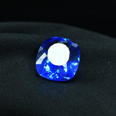 Blue Tanzanite Cushion Shape 6.65 Carat Natural Certified Loose Gemstone Best Tanzania Gem For Engagement Rings