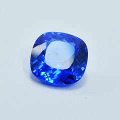 Square Cut Blue Tanzanite 4.65 Carat Certified Natural Loose Gemstone Best Tanzanite Gemstone Use As A Gift