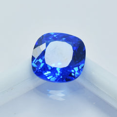 Square Cut Blue Tanzanite 4.65 Carat Certified Natural Loose Gemstone Best Tanzanite Gemstone Use As A Gift