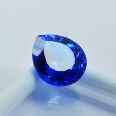 9.30 Carat Pear Shape Blue Tanzanite Natural Certified Loose Gemstone Tanzanite Pendants and Necklaces