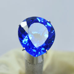 9.30 Carat Pear Shape Blue Tanzanite Natural Certified Loose Gemstone Tanzanite Pendants and Necklaces