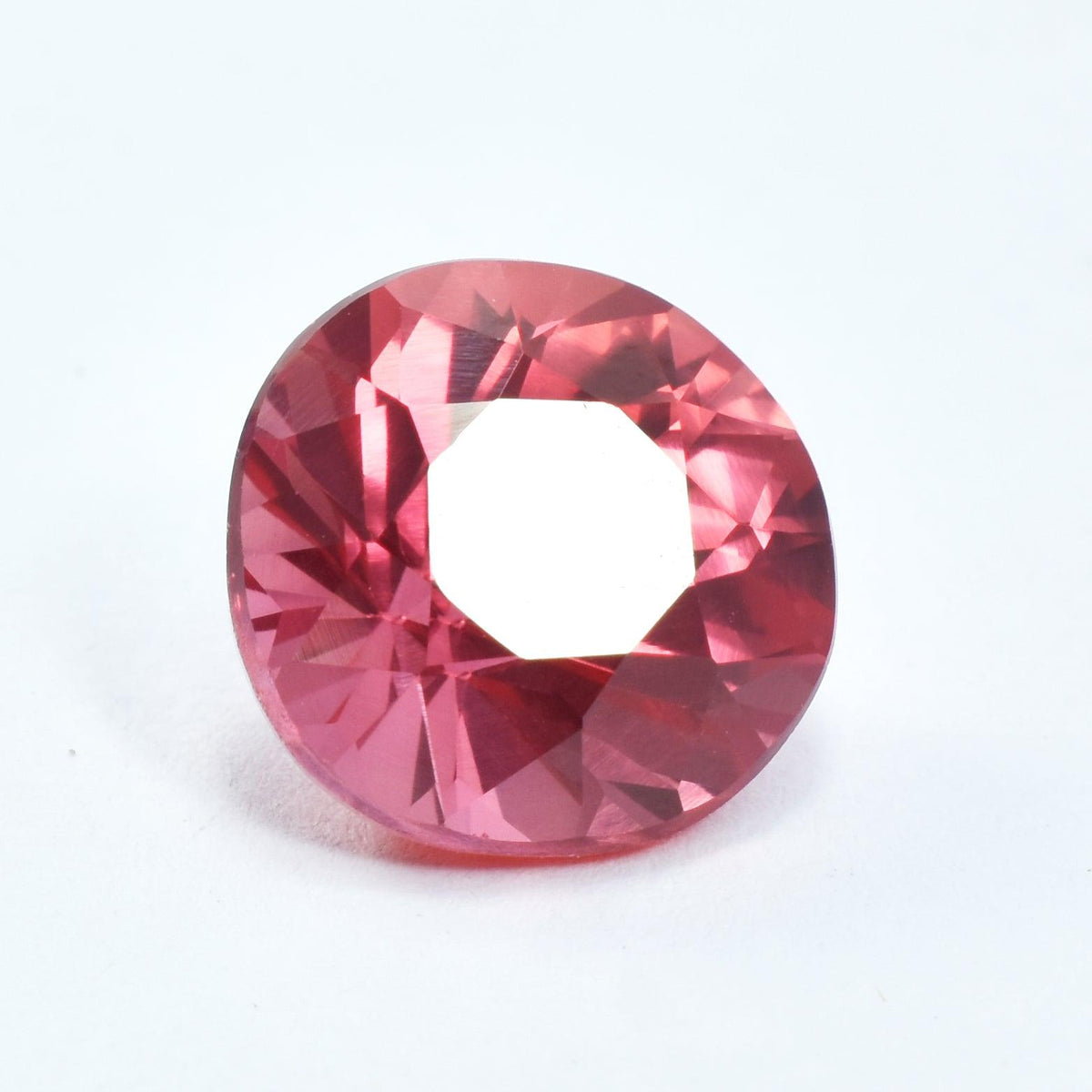 Natural Flawless Ceylon Padparadscha Sapphire Round Cut Loose Gemstone 6.75 Ct Best For Physical Healing Sapphire Gem