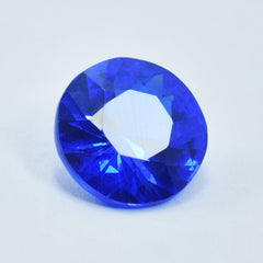 Rare Blue Tanzanite Natural Round Shape Certified 6.05 Carat Loose Gemstone Earing Size Gemstone