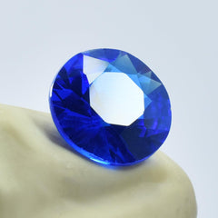 Rare Blue Tanzanite Natural Round Shape Certified 6.05 Carat Loose Gemstone Earing Size Gemstone