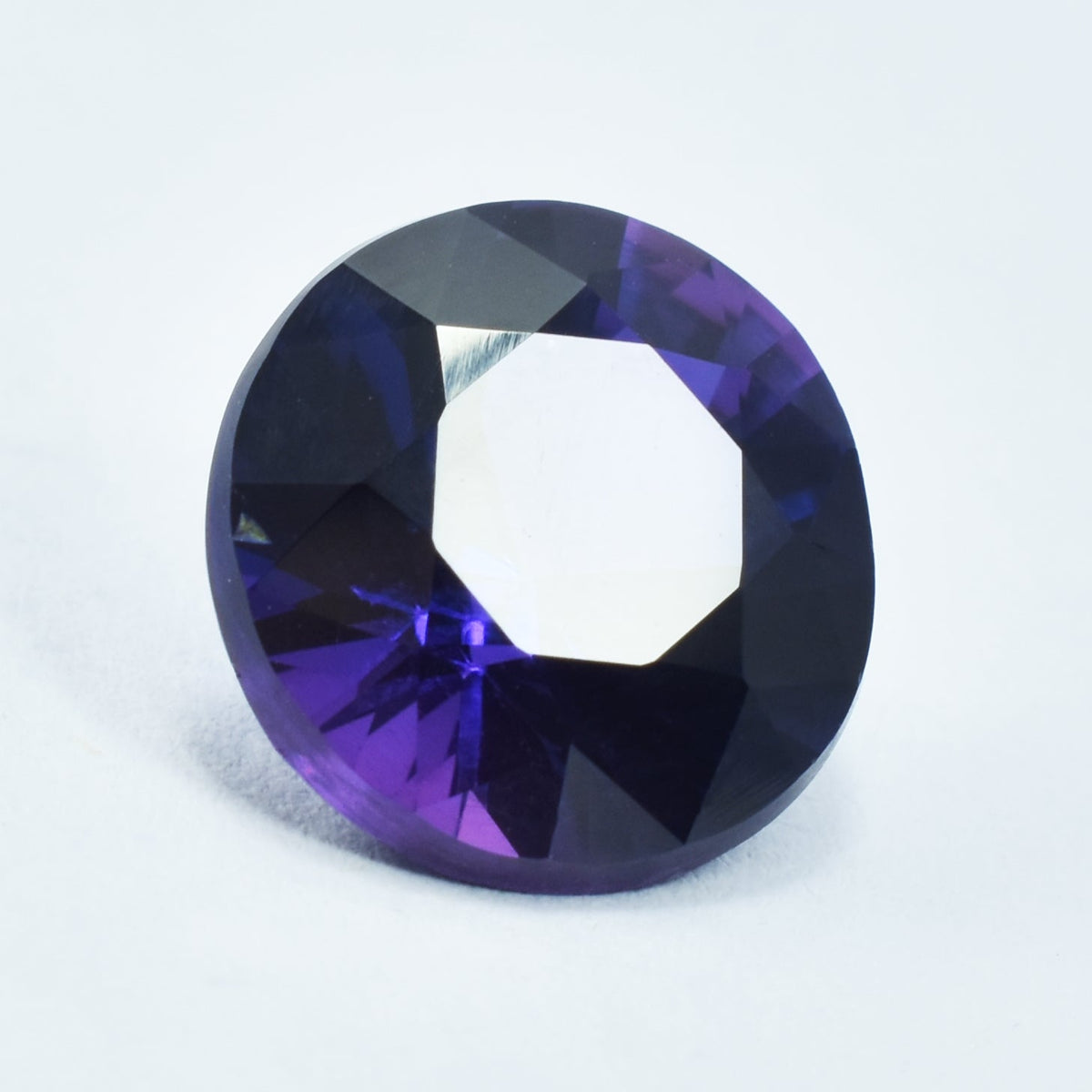 Pure Natural 9.05 Carat Purple Tanzanite Round Shape Loose Gemstone Certified Purple Tanzanite Gem