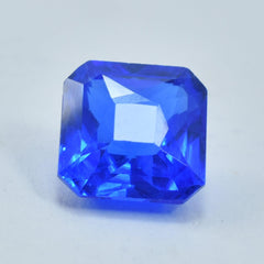 4.40 Ct Natural Blue Tanzanite Square Shape Certified Loose Gemstone Tanzania Stone For Pendant Making