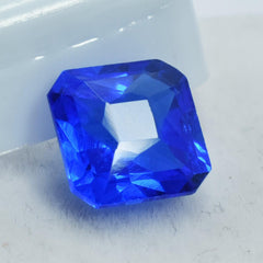 4.40 Ct Natural Blue Tanzanite Square Shape Certified Loose Gemstone Tanzania Stone For Pendant Making