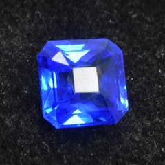 4.40 Ct Natural Blue Tanzanite Square Shape Certified Loose Gemstone Tanzania Stone For Pendant Making