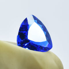 Blue Tanzanite 6.10 Carat Trillion Shape Certified Natural Tanzanite Loose Gemstone Jewelry Making Gem