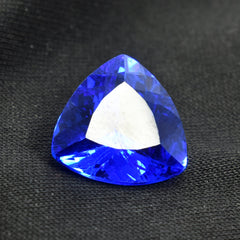 Blue Tanzanite 6.10 Carat Trillion Shape Certified Natural Tanzanite Loose Gemstone Jewelry Making Gem