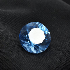 6.00 Carat Eye Clean Round Shape Gemstone Certified Natural Blue Teal Sapphire Loose Gemstone