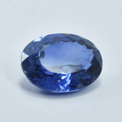 Tanzania Best Certified Blue Tanzanite Gem 7.15 Ct Oval Cut Natural Certified Loose Gemstone