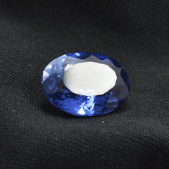 Tanzania Best Certified Blue Tanzanite Gem 7.15 Ct Oval Cut Natural Certified Loose Gemstone