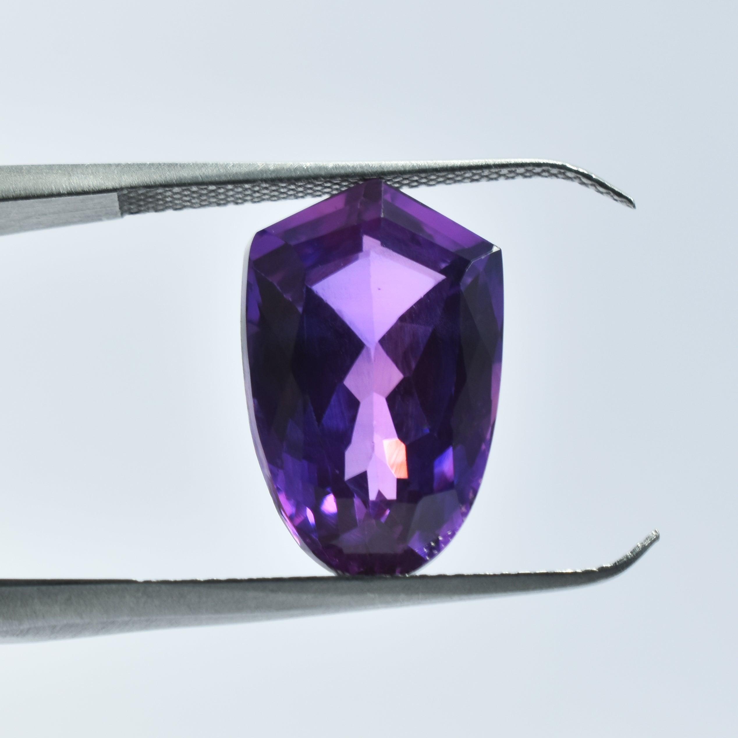 Natural 10.80 Ct Purple Tanzanite Fancy Shape Loose Certified Gemstone Amazing Gem From Tanzania