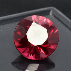 Authentic Red Ruby 10.55 Ct Natural Perfect Round Cut Certified Loose Gemstone Rubies Red From Mozambique