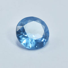 Best For Spiritual Growth Certified 6.55 Ct Natural Beautiful Blue Sapphire Round Shape Loose Gemstone