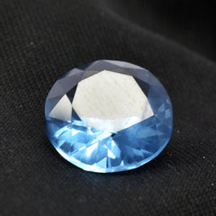 Best For Spiritual Growth Certified 6.55 Ct Natural Beautiful Blue Sapphire Round Shape Loose Gemstone