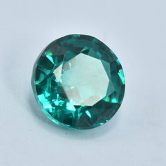 Brazilian Green Garnet Certified 10.90 Carat Natural Round Shape Perfect Loose Gemstone January Birthstone