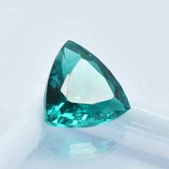 Most Attractive 10.05 Carat Garnet Green Trillion Shape Natural Certified Gemstone Loose Green Garnet Gem Garnet Fashion