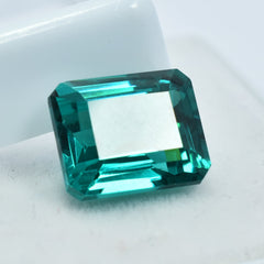 Natural 10.50 Carat Green Garnet Emerald Shape Certified Loose Gemstone Best For Protection & Spritual Growth