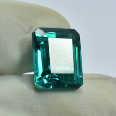 Natural 10.50 Carat Green Garnet Emerald Shape Certified Loose Gemstone Best For Protection & Spritual Growth