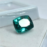 10.70 Carat Cushion Cut Natural Certified Green Garnet Loose Gemstone From Brazil Have Best Garnet For Healing and Well-being