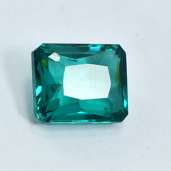 Brilliant Cut Green Garnet 9.55 Carat Emerald Shape Natural Garnet Certified Loose Gemstone Free Shipping