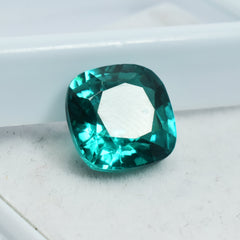 10.20 Carat Square Cushion Cut Green Garnet Certified Loose Gemstone Best Offer On Garnet Green