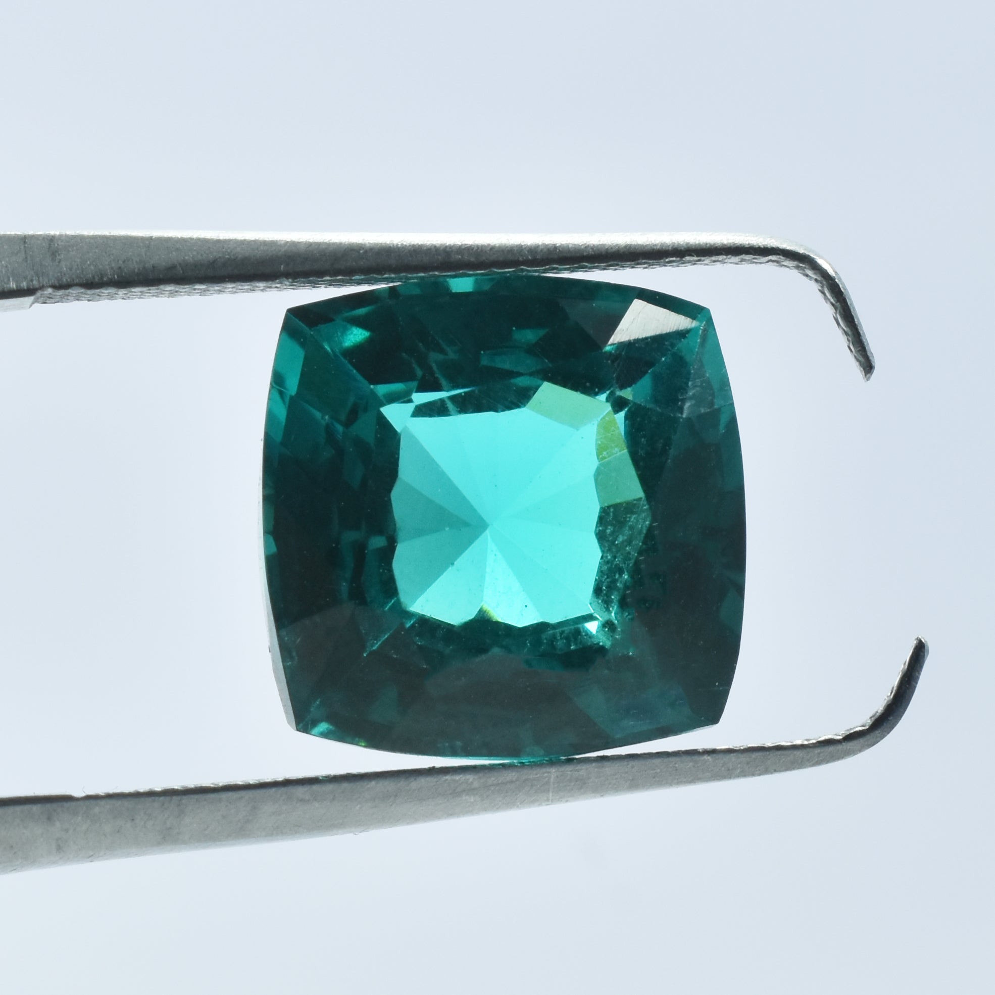 Most Attractive Green Garnet From Brazil 10.35 Carat Square Cushion Cut Natural Certified Loose Gemstone